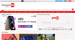 Desktop Screenshot of gadgets.ndtv.com