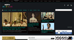 Desktop Screenshot of movies.ndtv.com